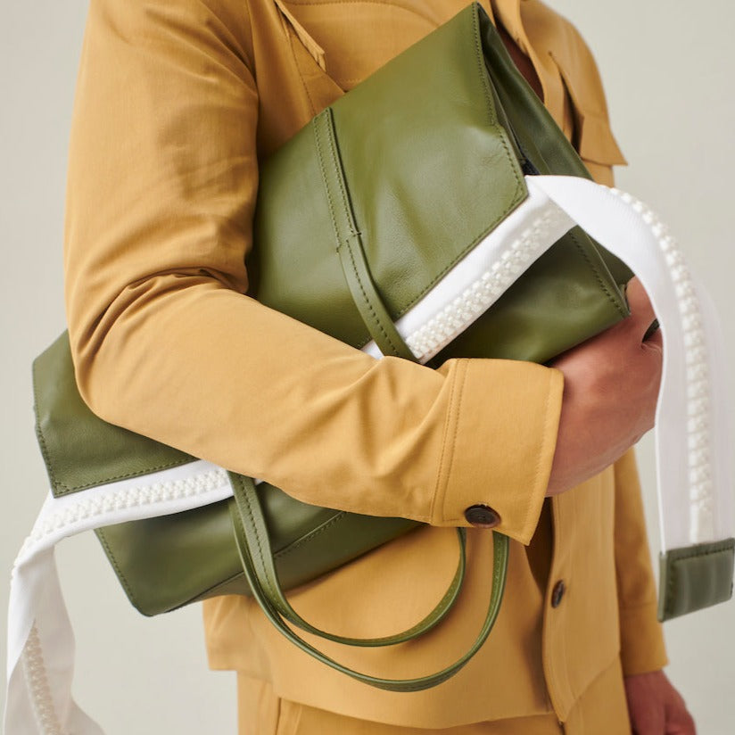 ドリカム　soft-bag DAILY olive Sidekick - Olive White – Harmin
