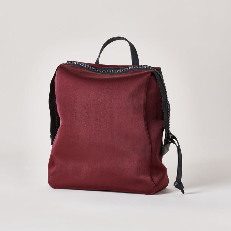 black grainy leather jasmina backpack The Daily