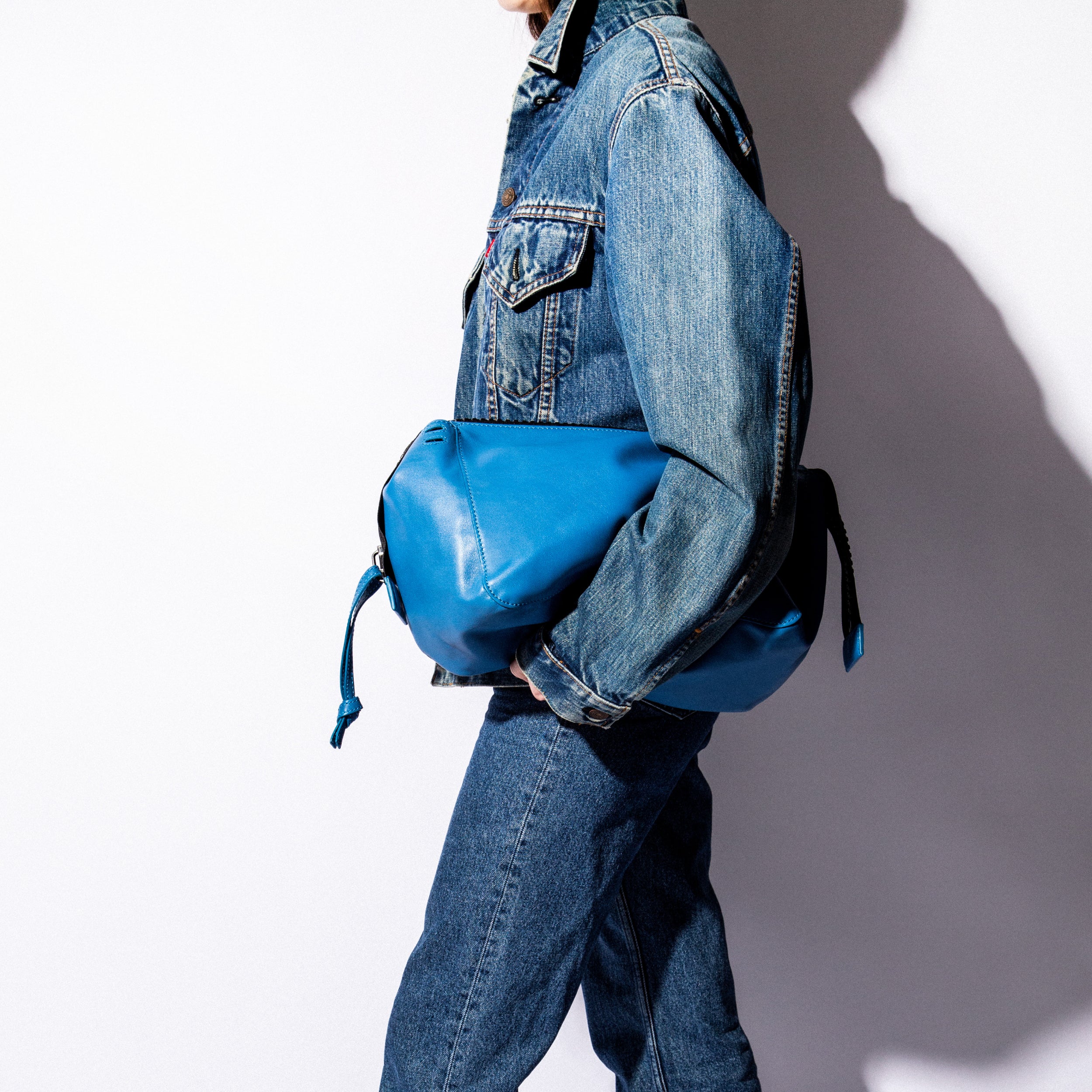 hhh　Supreme Denim Shoulder Bag Black Denim Shoulder Bag - Shop - Supreme